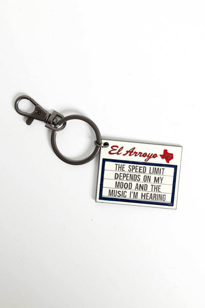 Marquee Keychain - My Mood