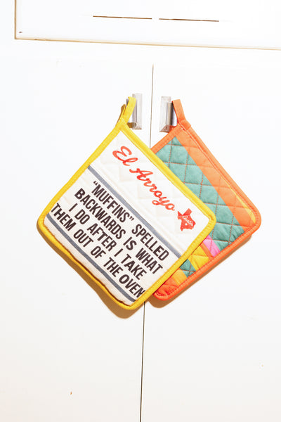 Marquee Pot Holders (Set of 2) - Spicy Disaster