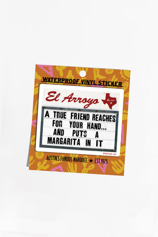 A True Friend - Sticker