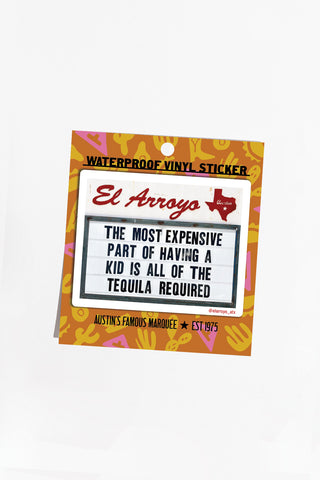Tequila Required - Sticker