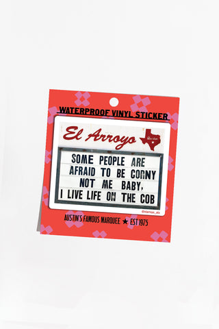 On The Cob - Sticker