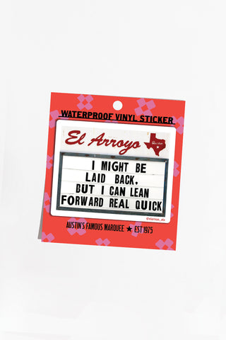 Real Quick - Sticker