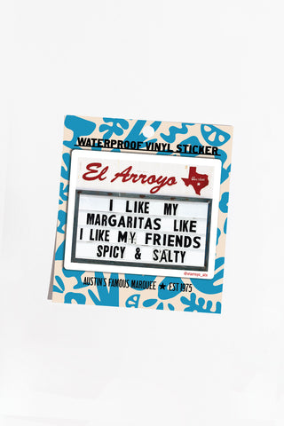 Spicy & Salty - Sticker