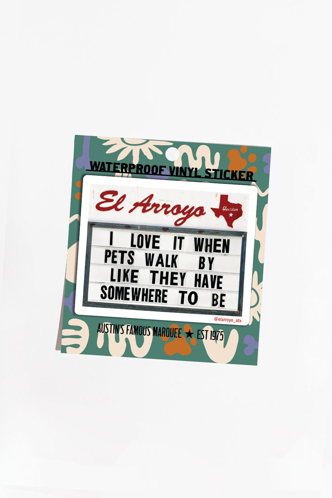 When Pets Walk By - Sticker