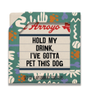 Coaster Set - Raise The Woof