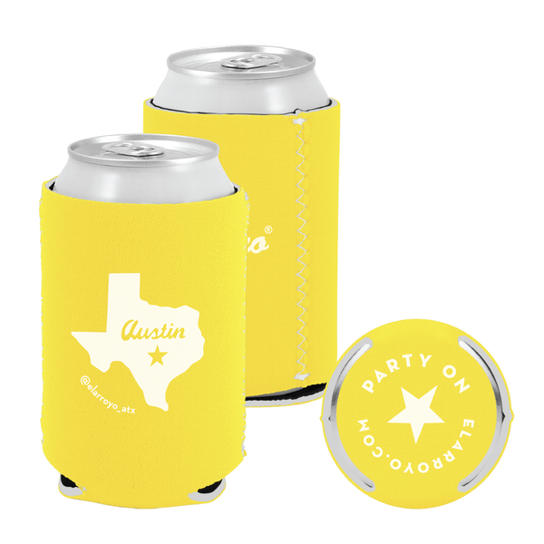 Party On Koozie - Yellow
