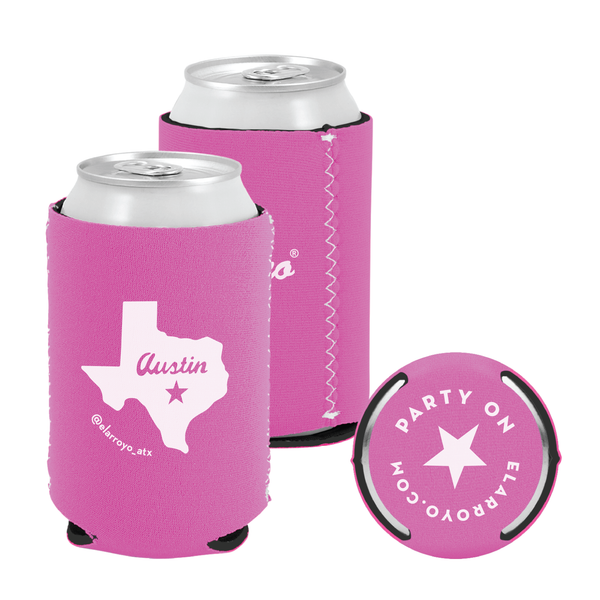 Party On Koozie - Pink