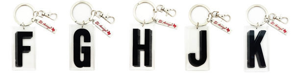 Marquee Letter Keychains - Refill Pre-Pack (20 Assorted Letters)