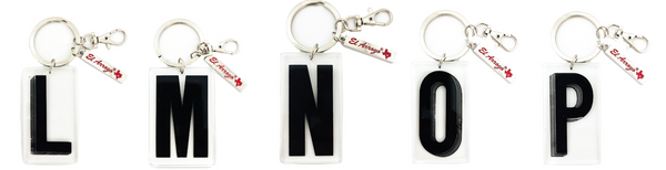 Marquee Letter Keychains - Refill Pre-Pack (20 Assorted Letters)